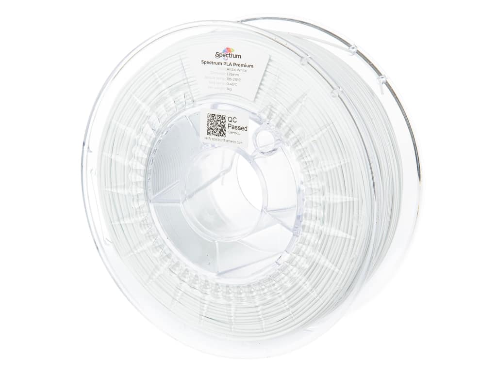 Filament Spectrum PLA Premium 1.75mm ARCTIC WHITE 1kg