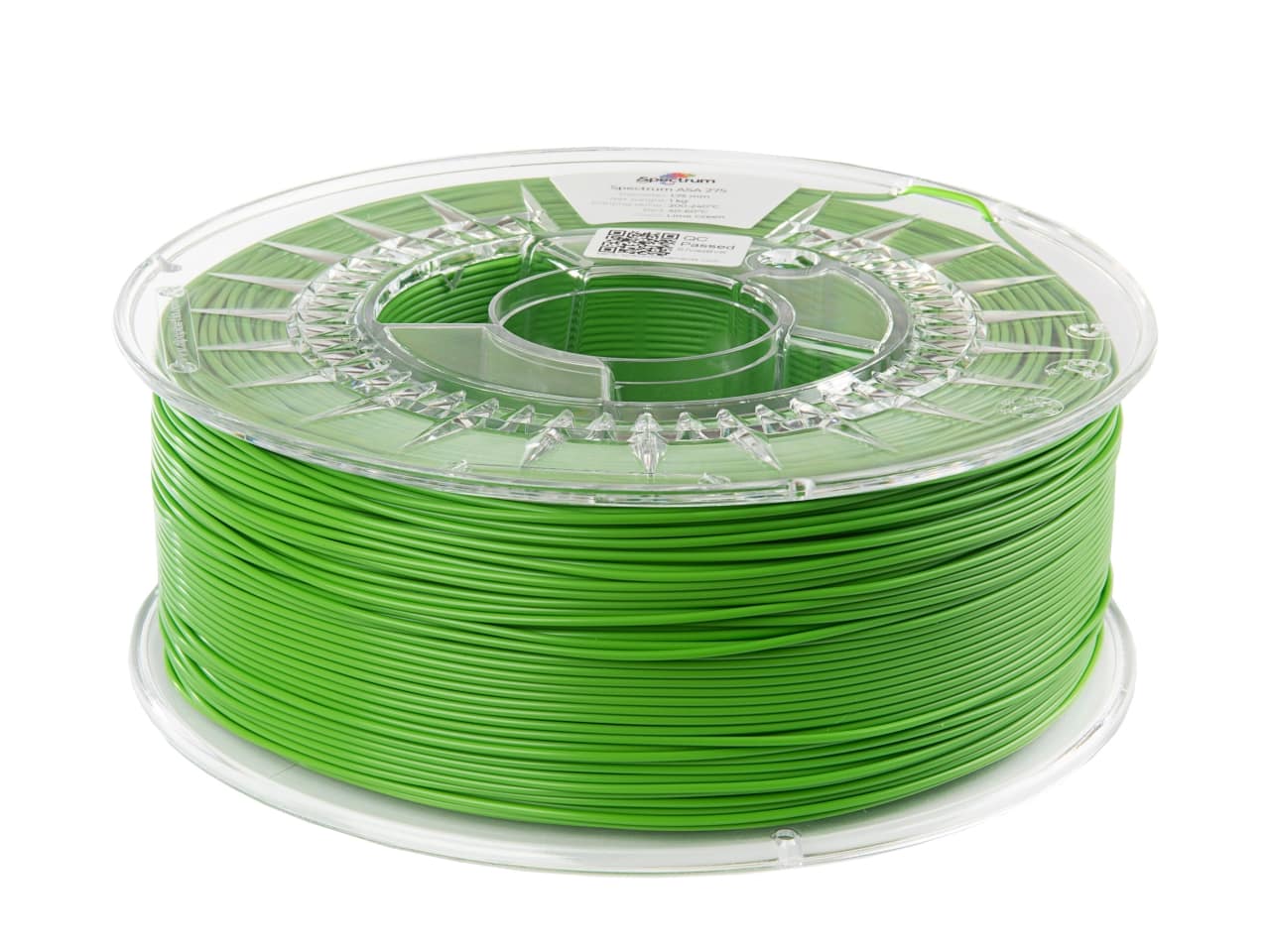 Filament Spectrum ASA 275 1.75mm LIME GREEN 1kg - obrazek 2