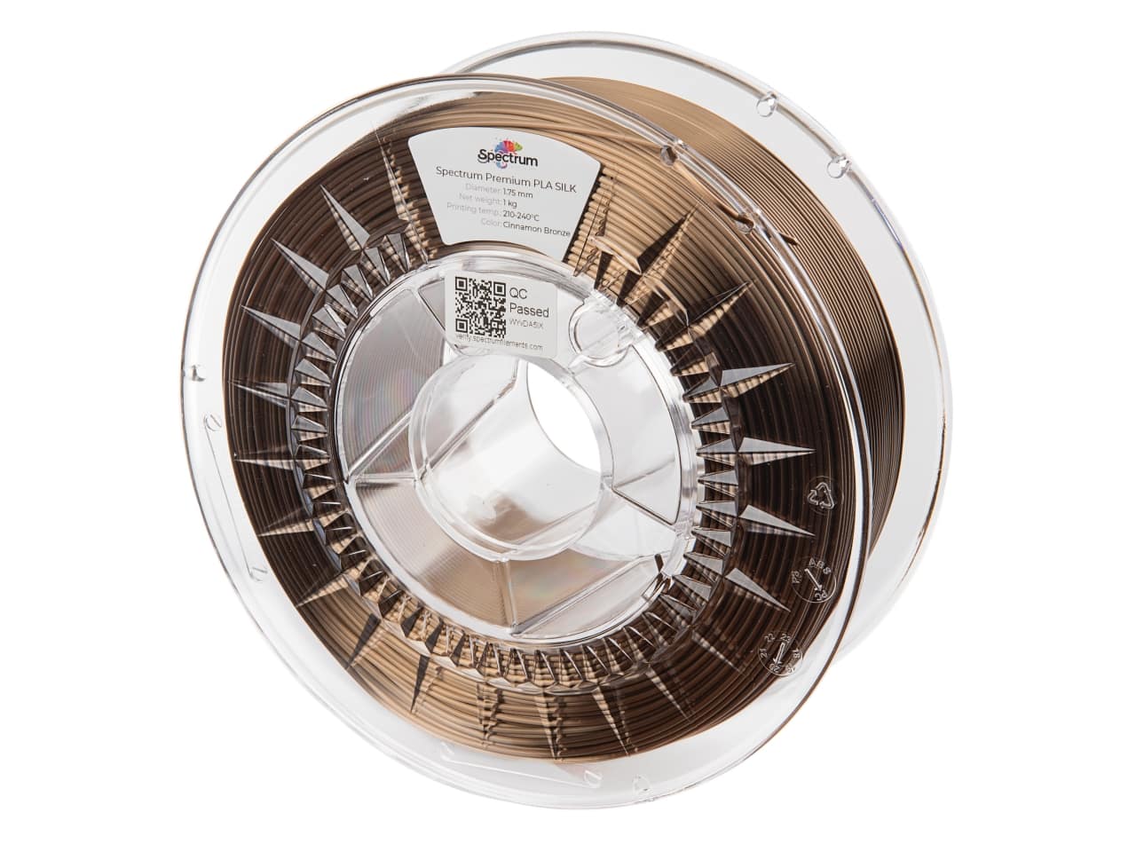 Filament Spectrum PLA SILK 1.75mm CINNAMON BRONZE 1kg