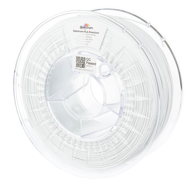 Filament Spectrum PLA Premium 1.75mm ARCTIC WHITE 1kg