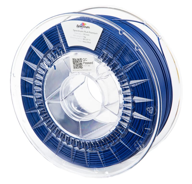 Filament Spectrum PLA Premium 1.75mm NAVY BLUE 1kg