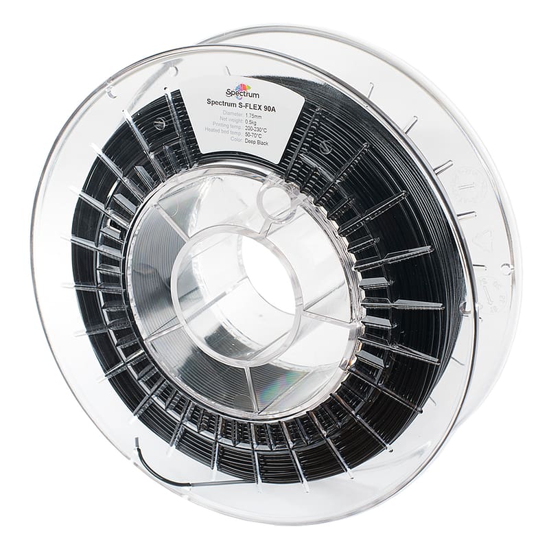 Filament Spectrum S-Flex 90A 1.75mm DEEP BLACK 0.5kg
