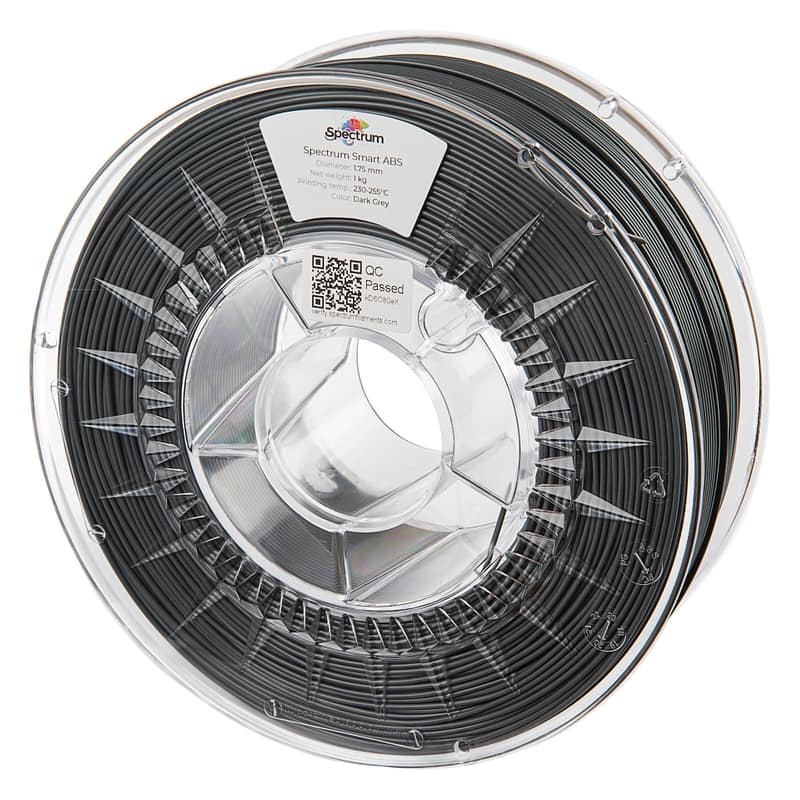 Filament Spectrum smart ABS 1.75mm DARK GREY 1kg